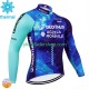 Decathlon Ag2R 2024 Män Cykeltröja Vinter Thermal Fleece N001