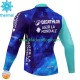 Decathlon Ag2R 2024 Män Cykeltröja Vinter Thermal Fleece N001