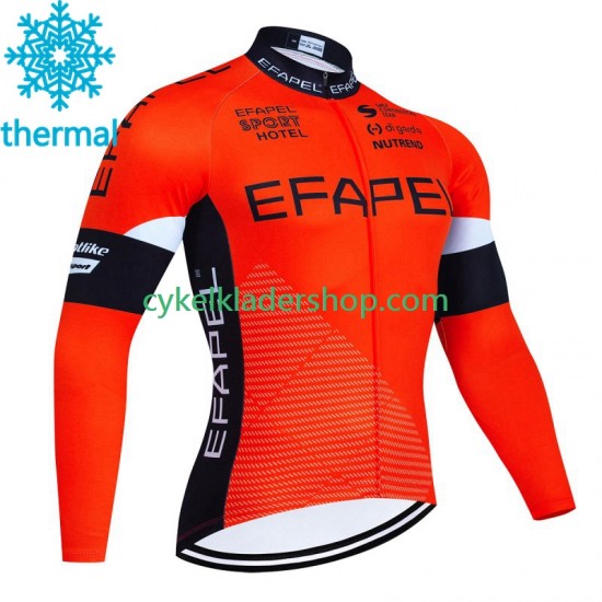 Efapel 2023 Män Cykeltröja Vinter Thermal Fleece