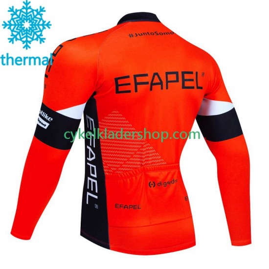 Efapel 2023 Män Cykeltröja Vinter Thermal Fleece