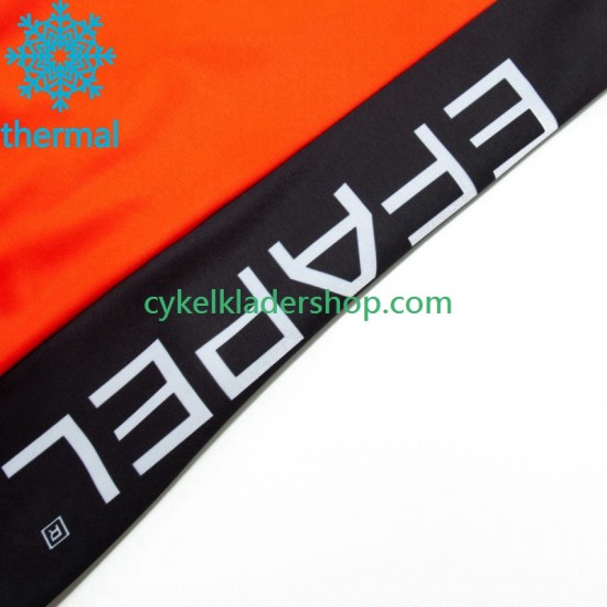 Efapel 2023 Män Cykeltröja Vinter Thermal Fleece