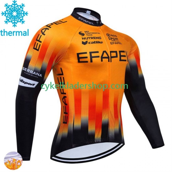 Efapel 2024 Män Cykeltröja Vinter Thermal Fleece