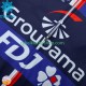 Fdj Groupama 2024 Män Cykeltröja Vinter Thermal Fleece