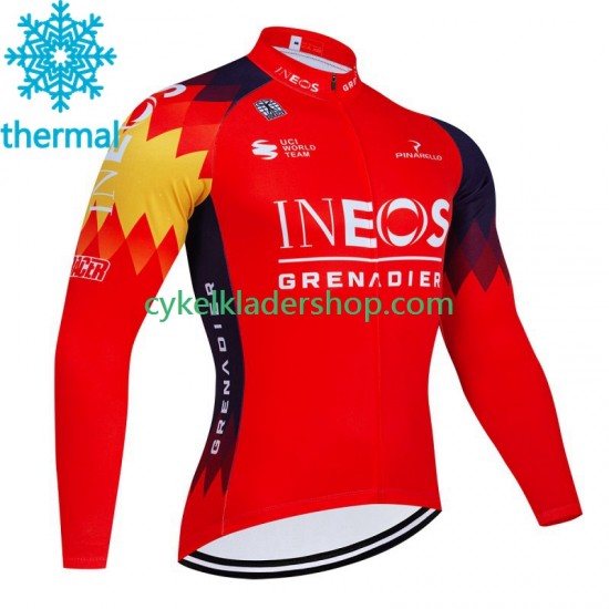 Ineos Grenadier 2023 Män Cykeltröja Vinter Thermal Fleece