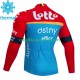 Lotto Dstny 2023 Män Cykeltröja Vinter Thermal Fleece