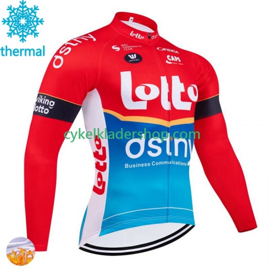 Lotto Dstny 2024 Män Cykeltröja Vinter Thermal Fleece