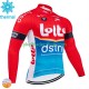 Lotto Dstny 2024 Män Cykeltröja Vinter Thermal Fleece