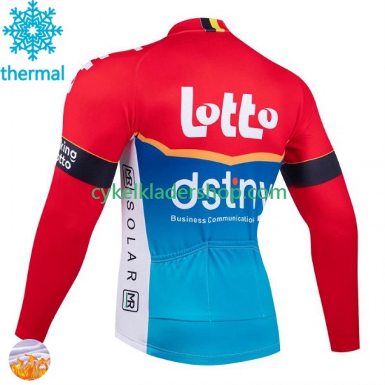 Lotto Dstny 2024 Män Cykeltröja Vinter Thermal Fleece