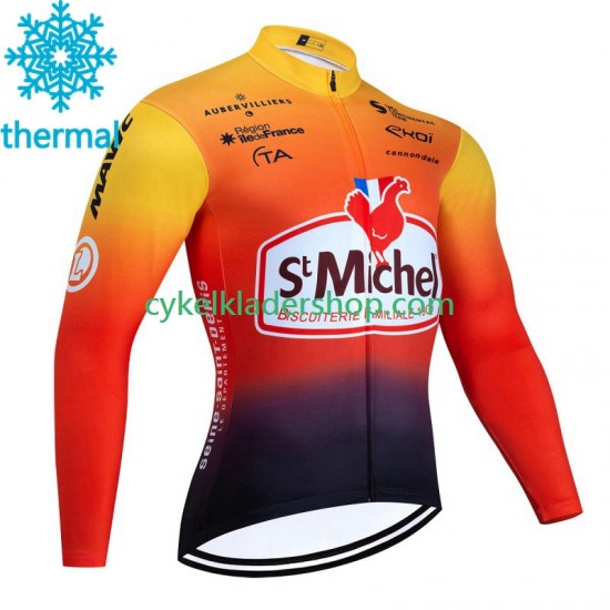 Saint Michel Auber 93 2023 Män Cykeltröja Vinter Thermal Fleece