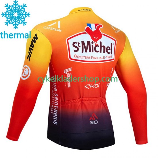 Saint Michel Auber 93 2023 Män Cykeltröja Vinter Thermal Fleece