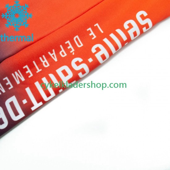 Saint Michel Auber 93 2023 Män Cykeltröja Vinter Thermal Fleece