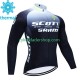 Scott Sram 2023 Män Cykeltröja Vinter Thermal Fleece