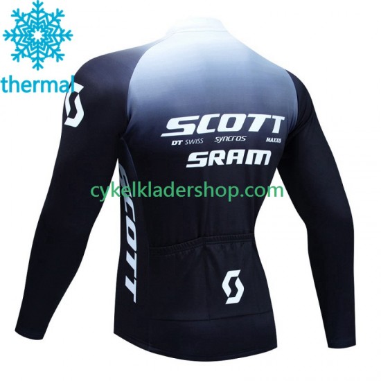 Scott Sram 2023 Män Cykeltröja Vinter Thermal Fleece