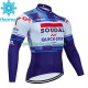 Soudal Quickstep 2023 Män Cykeltröja Vinter Thermal Fleece