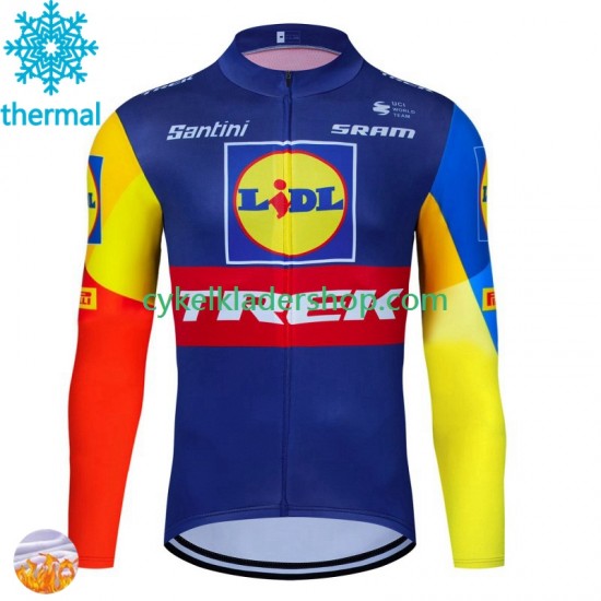 Trek Lidl 2024 Män Cykeltröja Vinter Thermal Fleece