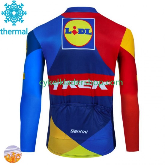 Trek Lidl 2024 Män Cykeltröja Vinter Thermal Fleece