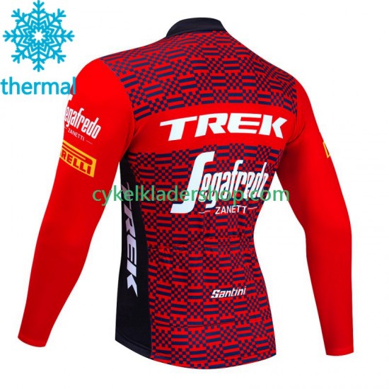 Trek Segafredo 2023 Män Cykeltröja Vinter Thermal Fleece