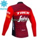 Trek Segafredo 2023 Män Cykeltröja Vinter Thermal Fleece