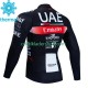 Uae Emirates 2023 Män Cykeltröja Vinter Thermal Fleece N001