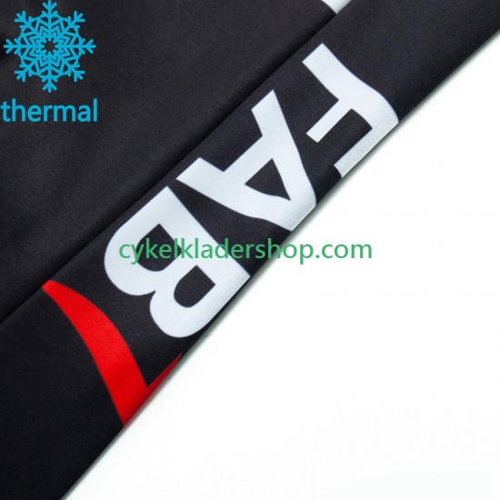 Uae Emirates 2023 Män Cykeltröja Vinter Thermal Fleece N001