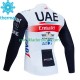 Uae Emirates 2023 Män Cykeltröja Vinter Thermal Fleece