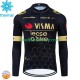 Visma Lease A Bike 2024 Män Cykeltröja Vinter Thermal Fleece N001