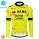 Visma Lease A Bike 2024 Män Cykeltröja Vinter Thermal Fleece