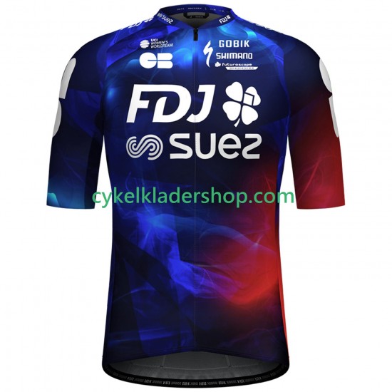 FDJ SUEZ 2025 Kvinnor Cykeltröja Kortärmad