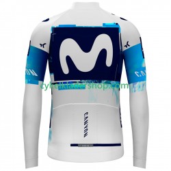 Movistar Team 2025 Män Cykeltröja Långärmad N001