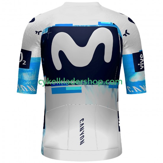 Movistar Team 2025 Män Cykeltröja Kortärmad N002
