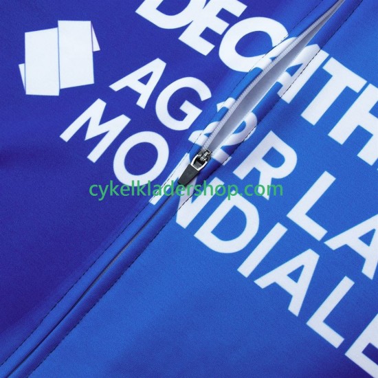 Pro decathlon ag2r 2025 Män Cykeltröja Långärmad och Bib Cykeltights