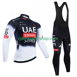 Pro UAE Team Emirates 2025 Män Cykeltröja Långärmad och Bib Cykeltights N001