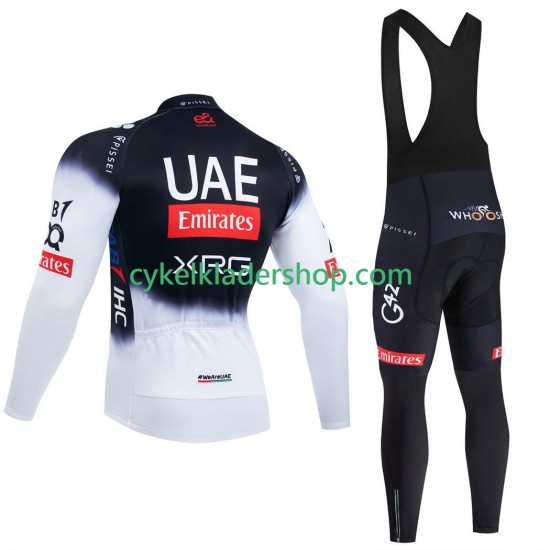 Pro UAE Team Emirates 2025 Män Cykeltröja Långärmad och Bib Cykeltights N001