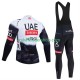 Pro UAE Team Emirates 2025 Män Cykeltröja Långärmad och Bib Cykeltights