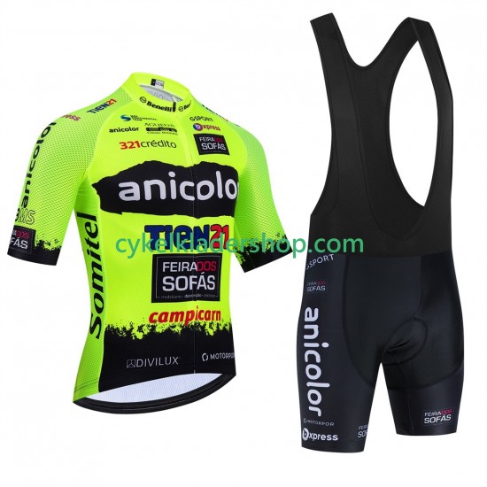 equipe Pro anicolor tien 21 2025 Män Cykeltröja och Bib Cykelshorts