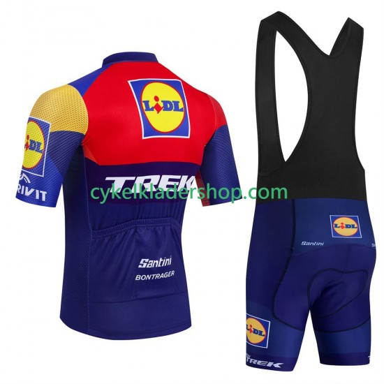 equipe Pro lidl trek 2025 Män Cykeltröja och Bib Cykelshorts