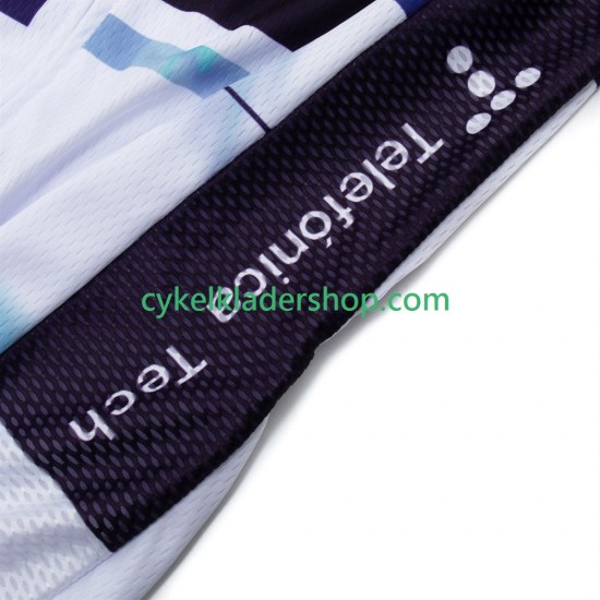 equipe Pro movistar 2025 Män Cykeltröja och Bib Cykelshorts