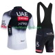 equipe Pro UAE Team Emirates 2025 Män Cykeltröja och Bib Cykelshorts N001