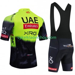 equipe Pro UAE Team Emirates 2025 fluo Män Cykeltröja och Bib Cykelshorts