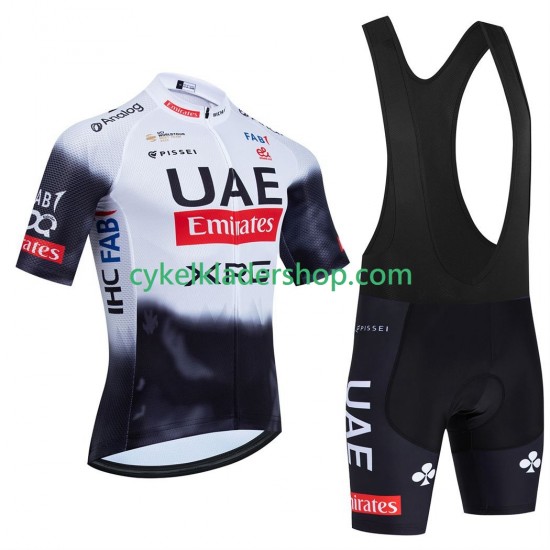 equipe Pro UAE Team Emirates 2025 Män Cykeltröja och Bib Cykelshorts