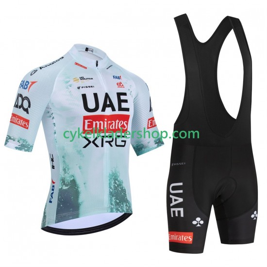 equipe Pro UAE Team Emirates xrg tdf editon race 2025 Män Cykeltröja och Bib Cykelshorts