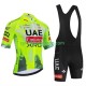 equipe Pro UAE Team Emirates xrg tdf editon race fluo 2025 Män Cykeltröja och Bib Cykelshorts