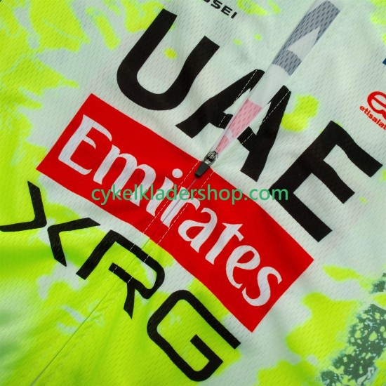 equipe Pro UAE Team Emirates xrg tdf editon race fluo 2025 Män Cykeltröja och Bib Cykelshorts