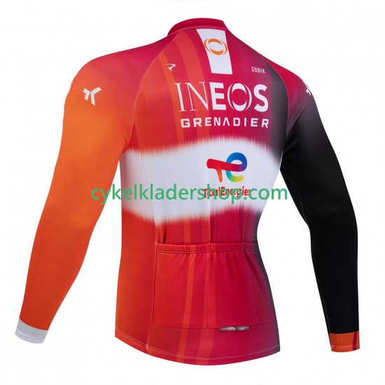 equipe Pro ineos Team TotalEnergies tour de france 2025 Män Cykeltröja Långärmad