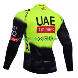 equipe Pro UAE Team Emirates 2025 fluo Män Cykeltröja Långärmad