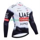 equipe Pro UAE Team Emirates 2025 Män Cykeltröja Långärmad