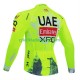 equipe Pro UAE Team Emirates xrg tdf editon race fluo 2025 Män Cykeltröja Långärmad