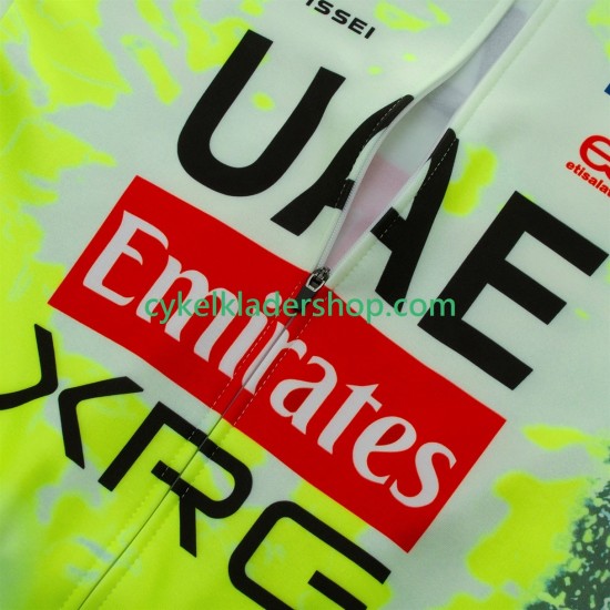 equipe Pro UAE Team Emirates xrg tdf editon race fluo 2025 Män Cykeltröja Långärmad