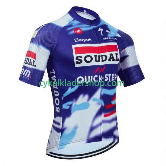 equipe Pro soudal quick step 2025 Män Cykeltröja Kortärmad