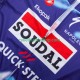equipe Pro soudal quick step 2025 Män Cykeltröja Kortärmad